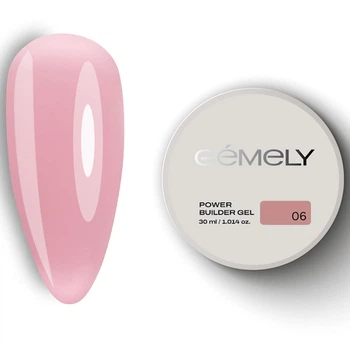Гель для зміцнення та нарощування нігтів Gemely Power Builder gel 006 30 мл