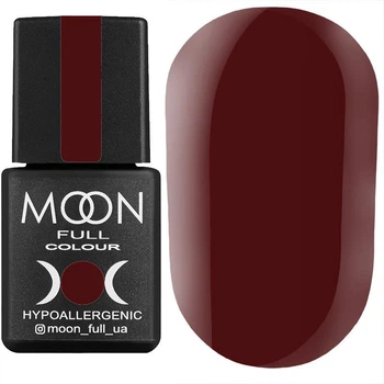 Гель-лак для нігтів MOON FULL color Gel polish №143 вишневий 8 мл