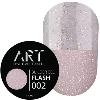 Гель для нарощування нігтів ART Builder Gel FLASH №002 15 мл