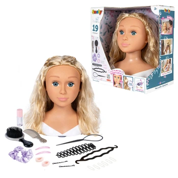 Игровой набор Smoby стилиста Манекен, блондинка, 19 аксессуаров (320317)