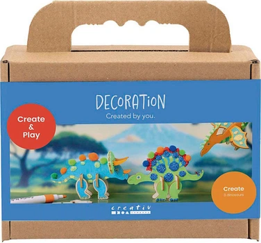 Zestaw kreatywny Creativ Company Decoration Create 3 dinosaurs 9772653 (5712854797702)