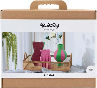 Креативний набір Creativ Company Modelling Create 3 vases 977837 (5712854786676)