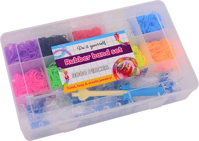 Набір для створення браслетів Johntoy Rubber Band Set 3000 шт 29651 (8711866296514)
