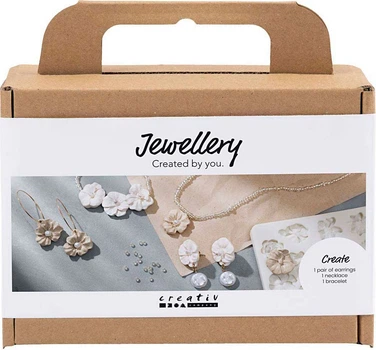 Набір для створення прикрас Creativ Company Jewellery Floral-design earrings bracelet and necklace 977767 (5712854763950)