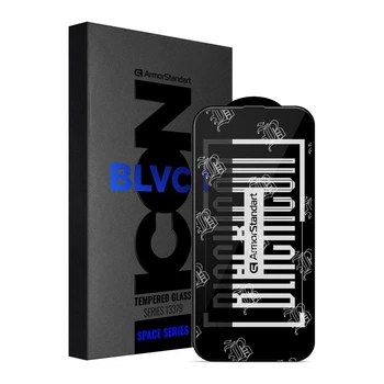 Защитное стекло ArmorStandart Space Black Icon для Apple iPhone 15/16 (Black)