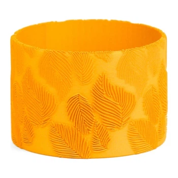 Кашпо Abstractia Design Elegant Leaf Pattern Planter (Orange) 500 мл