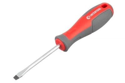 Отвертка плоская шлицевая Intertool SL5 x 75 мм Pro VT-3304