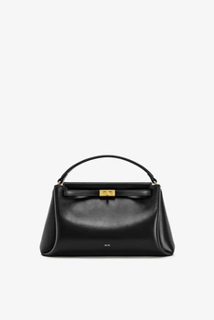 Сумка женская с логотипом JW PEI Carmen Black Handle Bag Черный