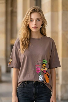 Футболка з Турецької петлі 1007м103 шоколад one size