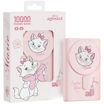 Повербанк Disney Marie «Smitten with Kittens» 10000 mAh 22.5W — Рожевий