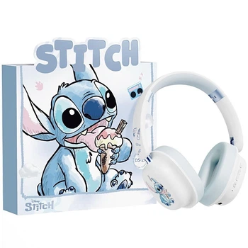 Наушники детские беспроводные накладные Stitch Ice (Голубые)