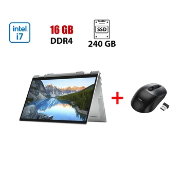 Ультрабук-трансформер Dell Latitude 5320 2-in-1 / 13.3" (1920x1080) IPS Touch / Intel Core i7-1185G7 (4 (8) ядра по 3.0 - 4.8 GHz) / 16 GB DDR4 / 240 GB SSD / Intel Iris X Graphics / WebCam б/у + Подарок Беспроводная мышь HOCO GM28