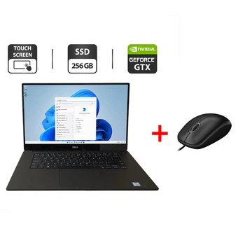 Мобильная рабочая станция Б-класс Dell XPS 15 9560 / 15.6" (3840x2160) IPS Touch / Intel Core i7-7700HQ (4 (8) ядра по 2.8 - 3.8 GHz) / 16 GB DDR4 / 256 GB SSD M.2 / nVidia GeForce GTX 1050, 4 GB GDDR5, 128-bit / WebCam б/у + Подарок Мышь / USB