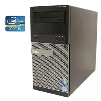 ПК Б-класс Dell OptiPlex 790 Tower / Intel Core i5-2400 (4 ядра по 3.1 - 3.4 GHz) / 8 GB DDR3 / 128 GB SSD / Intel HD Graphics 2000 / DVD-RW б/у