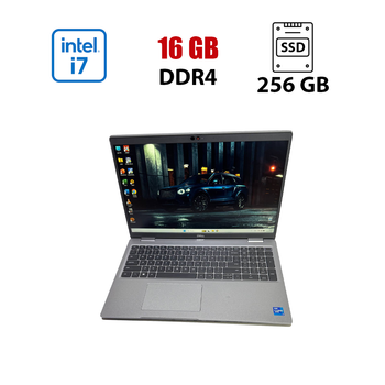 Ультрабук Dell Latitude 5520 / 15.6" (1920x1080) IPS / Intel Core i7-1185G7 (4 (8) ядра по 4.8 GHz) / 16 GB DDR4 / 256 GB SSD / Intel Iris Xe Graphics / WebCam б/у