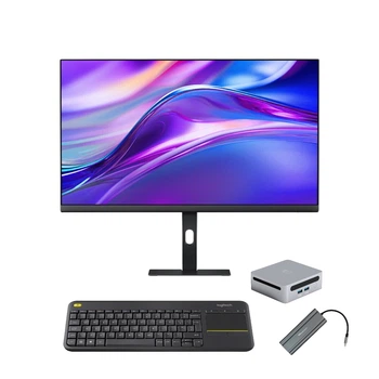 Комплект ПК GenMachine Ryzen 7 5825U 16GB 512GB Монітор Redmi 27″ Logitech клавіатура Type-C Hub 10-в-1 (002332)
