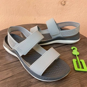 Босоніжки Crocs Sandal Light Grey/Slate Grey 39 (EU 39-40) сірі