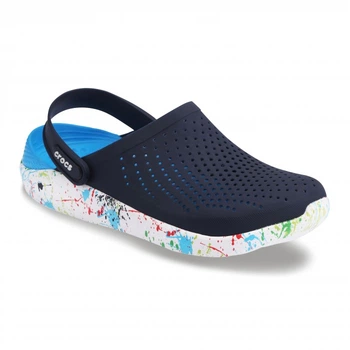 Крокси сабо Crocs Literide Navy/white 38 сині підошва клякси