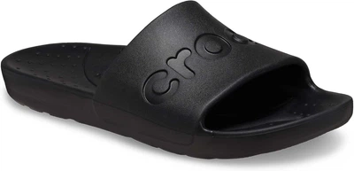 Шльопанці чоловічі Crocs slide black 47 (EU 49-50) чорні