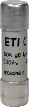 Запобіжник CH14x51 gG 50A 500V ETI (Кратно 10шт.) (2651035)