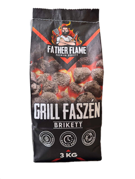 Брикет древесного угля 3 кг Father Flame