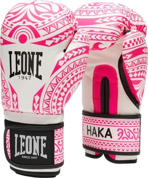 Перчатки боксерские Leone GN329 Haka 10 унций White/Pink (GN329_White/Pink_10oz)