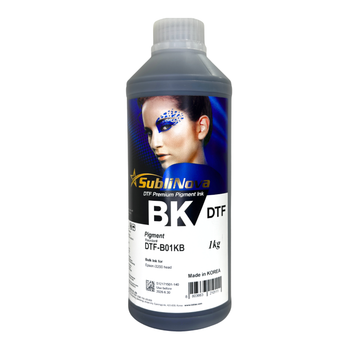 Пігментне чорнило InkTec, серія: SubliNova DTF Premium Pigment Ink (DTF – BLACK – 1л)
