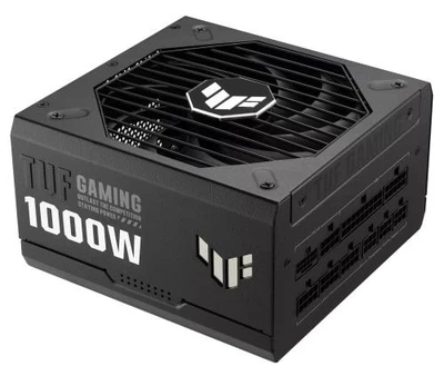 Блок живлення 1000 Вт, Asus TUF Gaming Gold, Black, модульний, 80+ Gold, Active PFC, 135 мм, 4xMolex / 5xSATA / 1x16-pin / 4x6+2-pin / 2x4+4-pin / 1x20+4-pin, захист OPP/OVP/UVP/SCP/OCP/OTP, ATX 12V (TUF-GAMING-1000G)