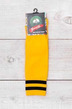 Гетри для хлопчика зі смужками NoBrand 32/38 Жовтий (p-19869-236732)