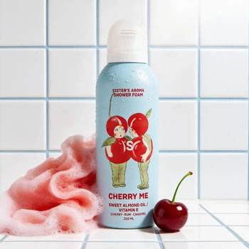 Піна для душу Sister's Aroma Cherry Me Eau So Fresh з ароматом вишні, карамелі та рому 200 мл