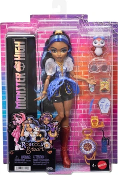 Лялька Monster High Robecca Steam + Pet Penguin Captain Penny - Монстр Хай Робекка Стім з домашнім пінгвіном Капітаном Пенні (JMB81) - Ігровий набір Mattel