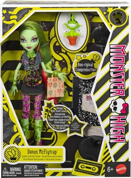 Лялька Monster High Venus McFlytrap Doll, Diary, and Pet Chewlian - Монстр Хай Венера Макфлайтрап з вихованцем Чьюліаном (JHK58) - Ігровий набір Mattel