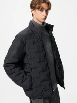 Куртка демисезонная мужская Uniqlo Pufftech 373683651 L Черная (1159859520)