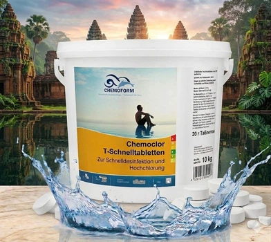 Шок-хлор Chemochlor-T-Schnelltabletten 10 кг (табл. 20 г)