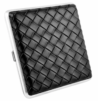 Портсигар BLACK экокожа