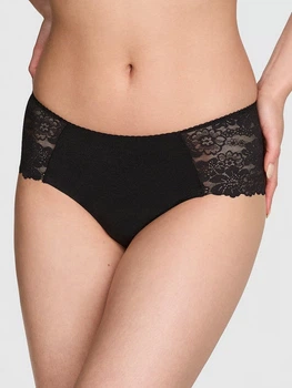 Бесшовные трусики чики Victoria's Secret No-show Cheeky Panty - XS - Черный