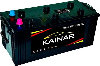 Автомобильный аккумулятор Kainar 190 Ач-12 В 513x223x223 мм, прямая полярность (4) EN1250 (190 121 4 120 ЧЧ)
