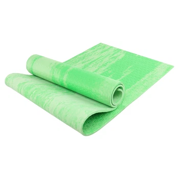 Коврик для фитнеса и йоги SP-Sport Eco Friendly Yoga Mat 8546 размер 183x61x1см Green