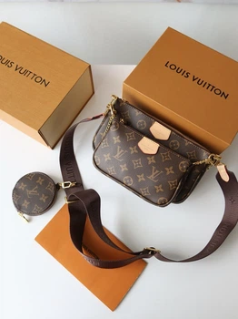 Сумка жіноча Louis Vuitton Multi Pochette Brown коричнева (054)