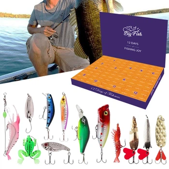 Адвент-календарь для рыболова Happy Fishing 12 ячеек