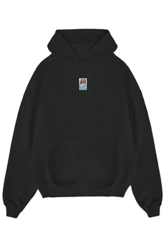 Худі оверсайз чоловіче Japan Black L Чорний