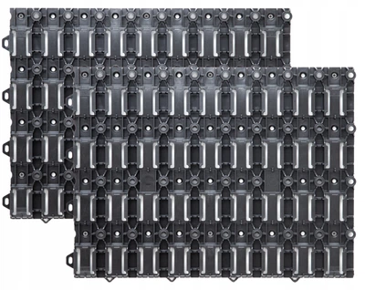Панель для инструментов Qbrick пластик черная 515x386x20 мм набор 2 шт (724083)