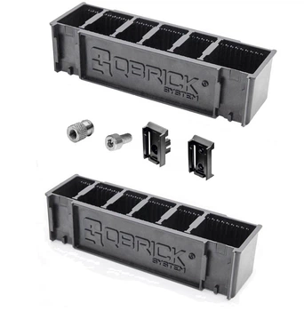 Держатель для длинных предметов Qbrick пластик 275х85х70 мм черный 2 шт (724092)