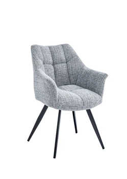 Стул кухонный Intarsio STEFAN 58×65×85 см Светло-серый