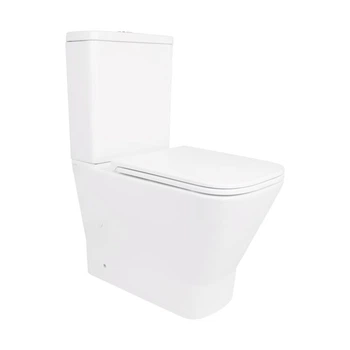 Унитаз-компакт Qtap керамический 620х365х805 мм Белый безободковый с сиденьем Soft-close (692055)