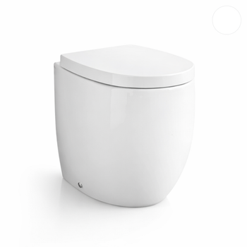 Унитаз напольный безободковый NIC DESIGN MILK 3716003, белый матовый