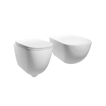 Унитаз подвесной безободковый NIC DESIGN PIN 3709003, белый матовый