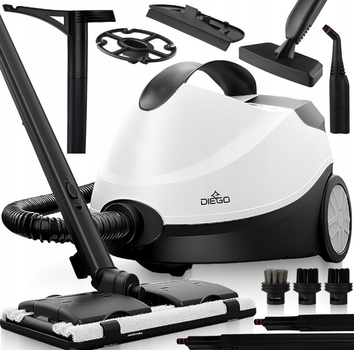 Пароочисник для дому парова швабра Diego HDS7000W-PRO 2000 Вт 4 бари