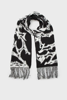 Шарф CHROME SCARF - BLACK/ WHITE Vertere Berlin ONE SIZE VER-SCARF22