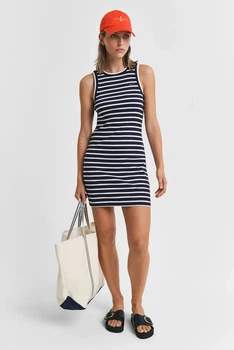 Жіноча темно-синя сукня у смужку STRIPED TANK JERSEY DRESS Gant M 4201531
